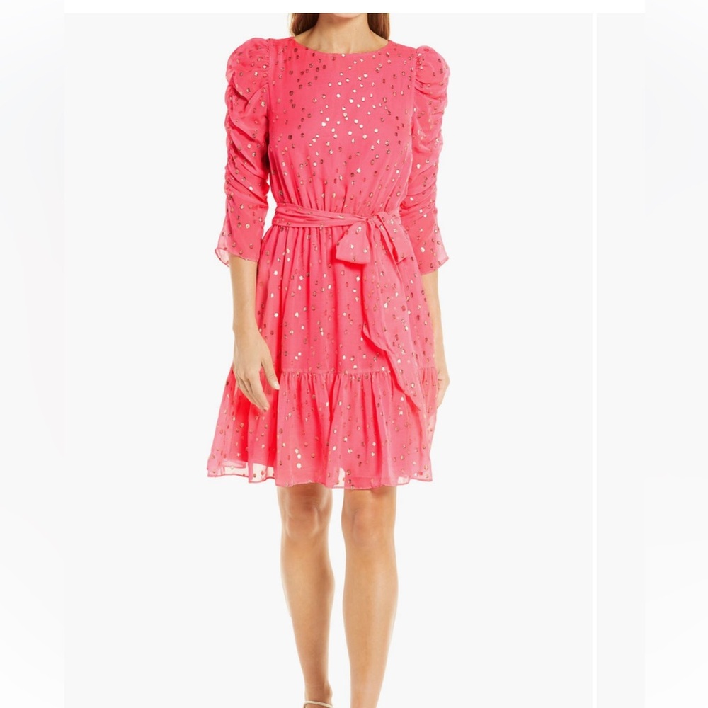 Lily Pulitzer Channa Silk LS dress